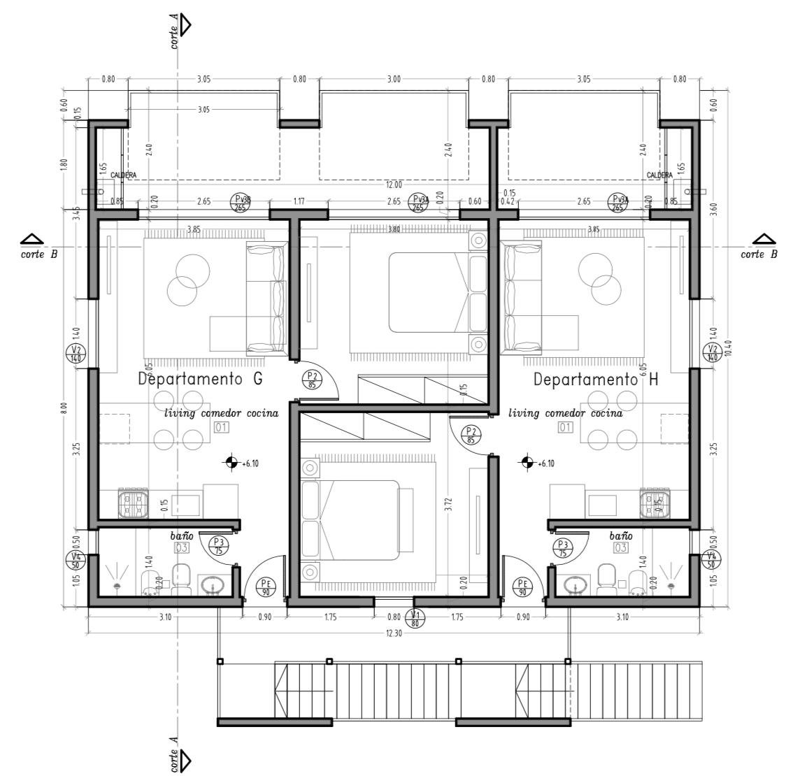 Departamento Tronador con Vista al Lago